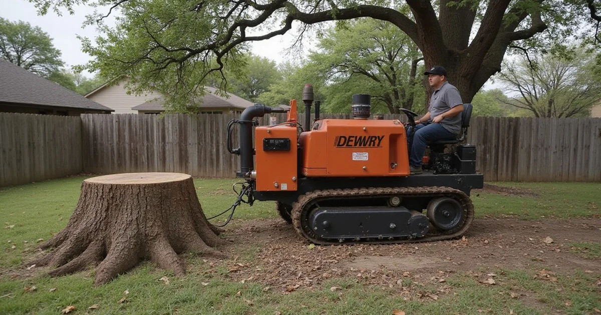 Stump Grinding Equipment: What Size Grinder Do You Need?